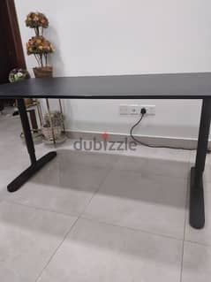 Black Study Table from IKEA