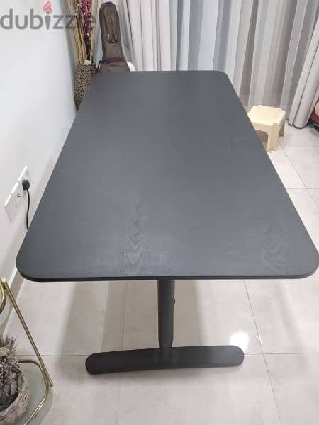 Black Study Table from IKEA 2