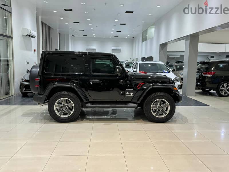 Jeep Wrangler sahara 2022 black 2