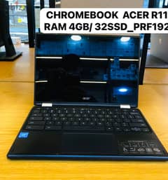 ACER CHROMEBOOK R11 2 IN 1 CONVERTIBLE &TOUCH SCREEN. 4GB RAM 32GB SS 0