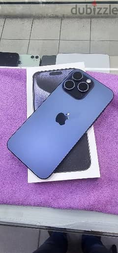 iPhone 15pro max blue Titanium 256GB