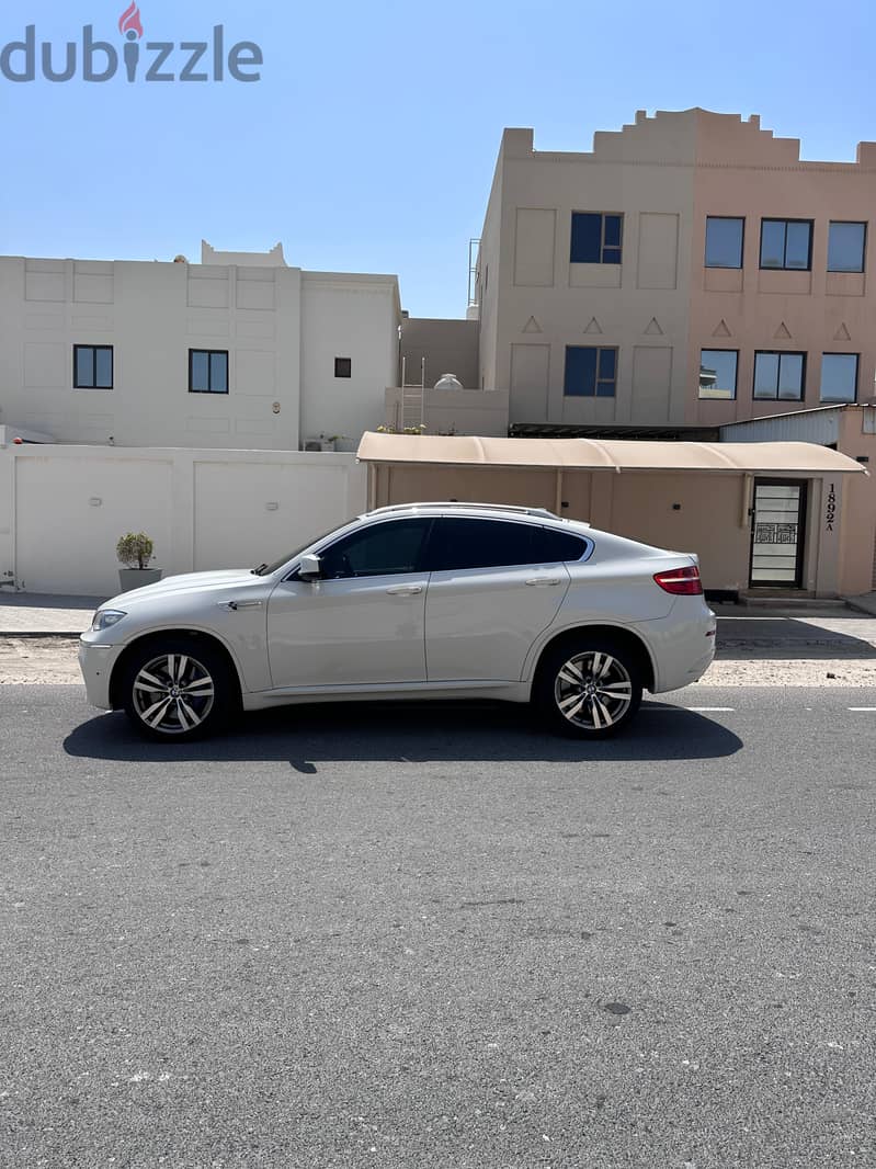 BMW X6M 2014 white 1