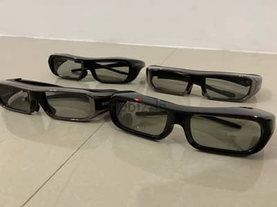 Sony 3D glasses  4pcs