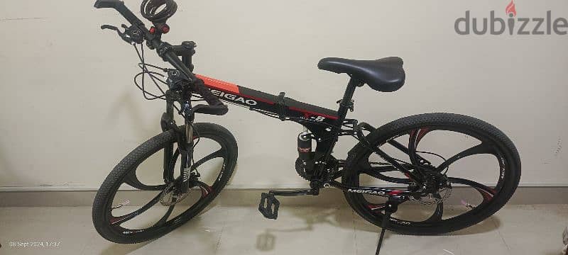 foldable bike rarely used 2