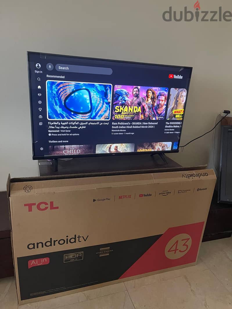 TCL ANDROID TV 43 INCH 1