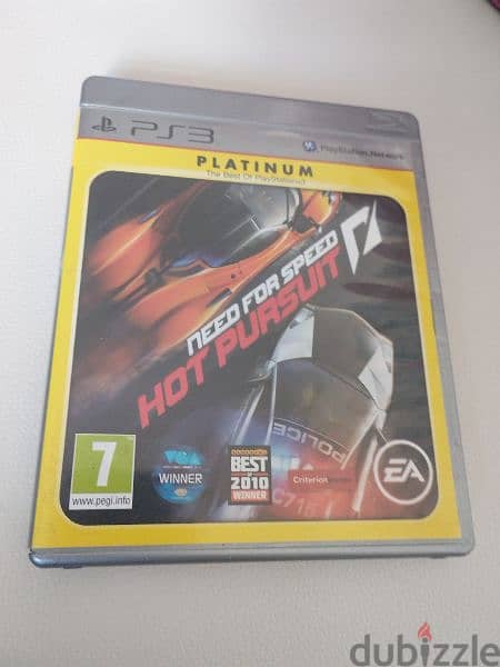 Need for speed hot pursuit for the PS3 0