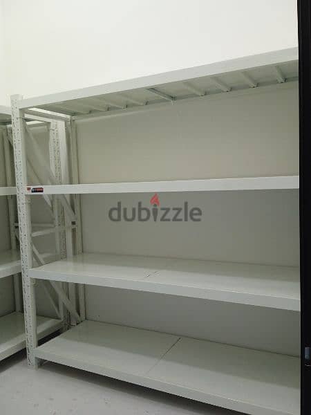 white colour shelving 0