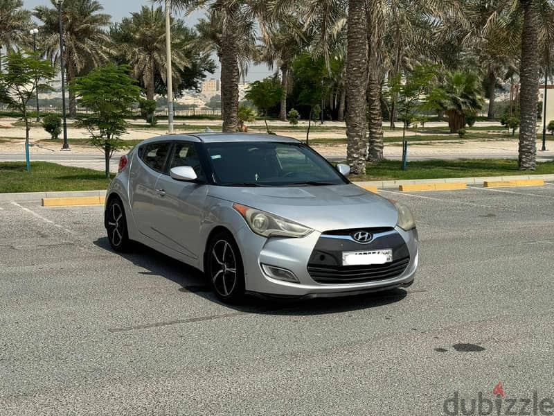 Hyundai Veloster 2014 silver 0