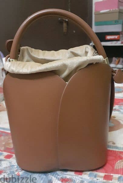 S. chic brown hand bag 1