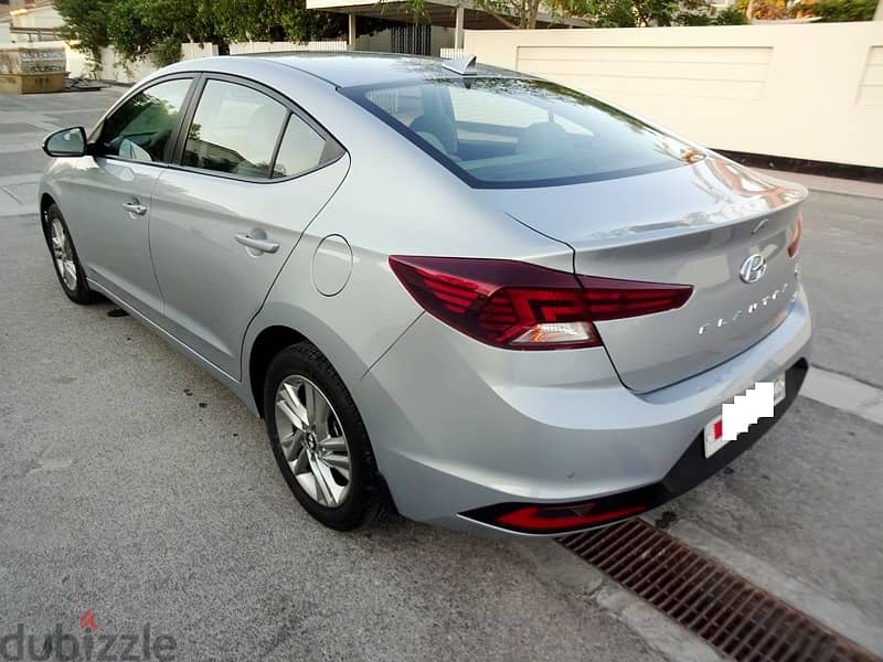 Hyundai Elantra 2.0 L 2020 Silver Single User Bahrain Car Zero Acciden 4