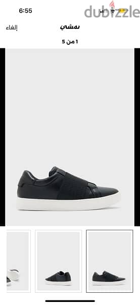 CK shoes black