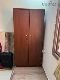 Two door cupboard for sale for 15 bd,good condition. Call:39219717