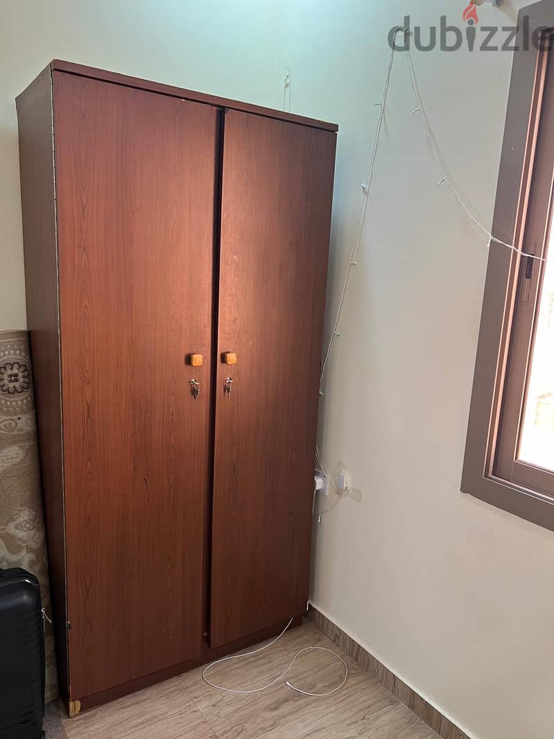 Two door cupboard for sale for 15 bd,good condition. Call:39219717 1