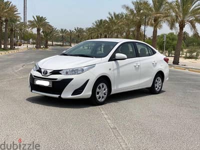 Toyota yaris for rent montly 145BD