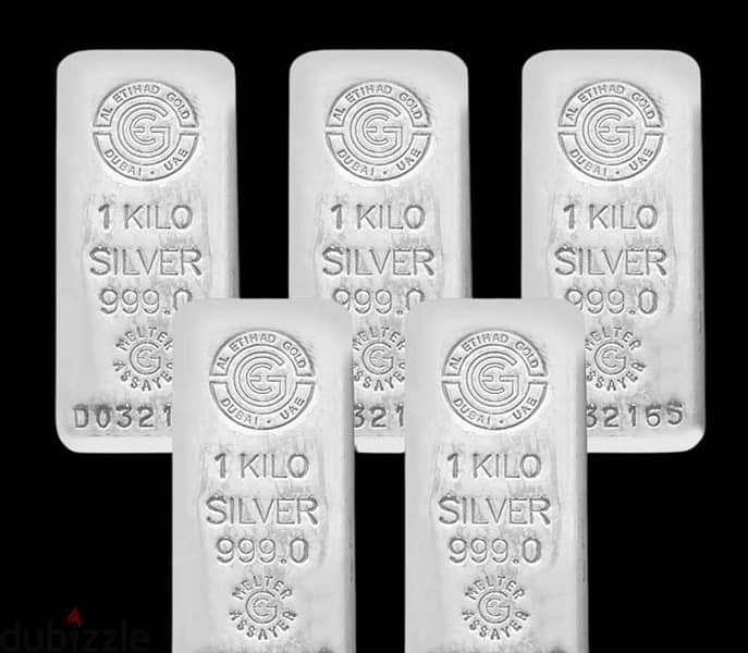 BD 390 - Silver 1 Kilo Bars - Wholesale Price 1