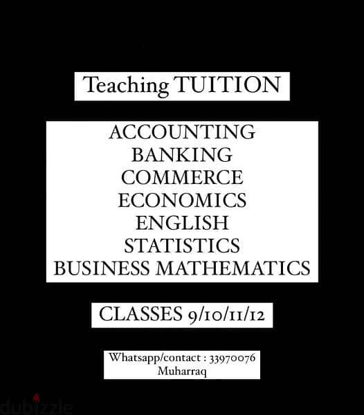 private tuition Available all subjects we teach 0