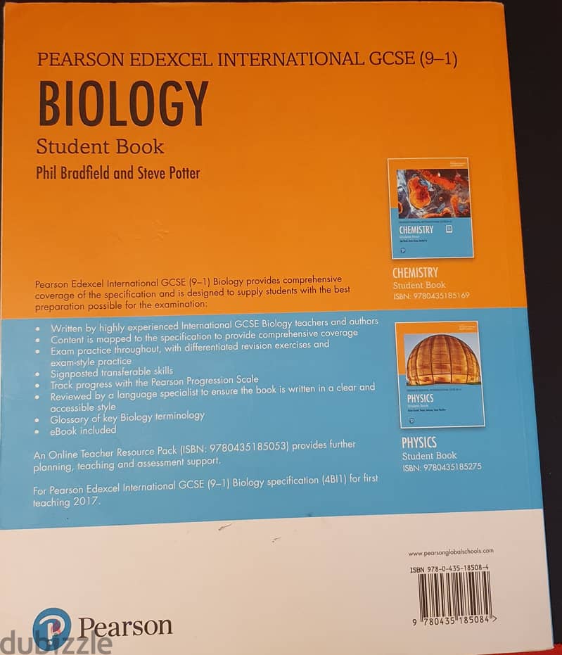 Pearson Edexcel IGCSE 9 - 1 Course - Biology - Student Book 1