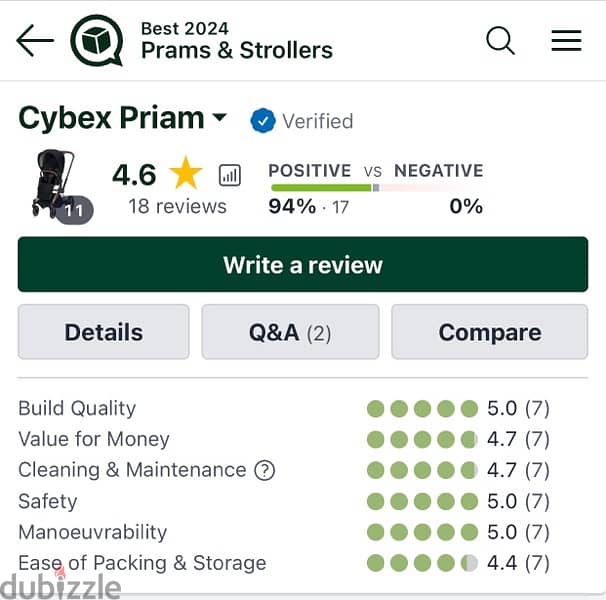 Cybex Priam - Stroller & Car Seat 1