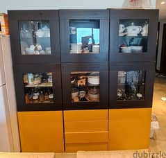 IKEA wooden storage cabinet 0