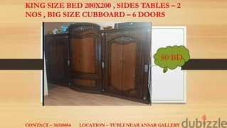 Household furniture and items for sale: bed,cupboard,cycle,study table 0