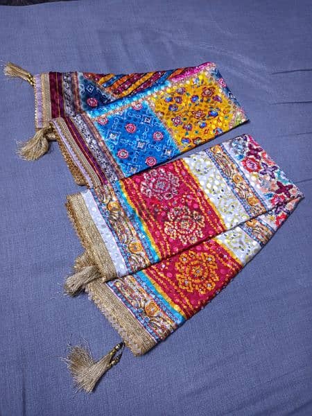 mirror dupatta handmade 0