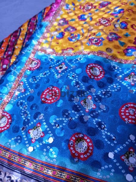 mirror dupatta handmade 4