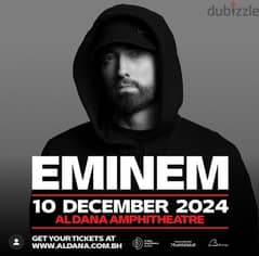 Eminem golden circle concert ticket 0