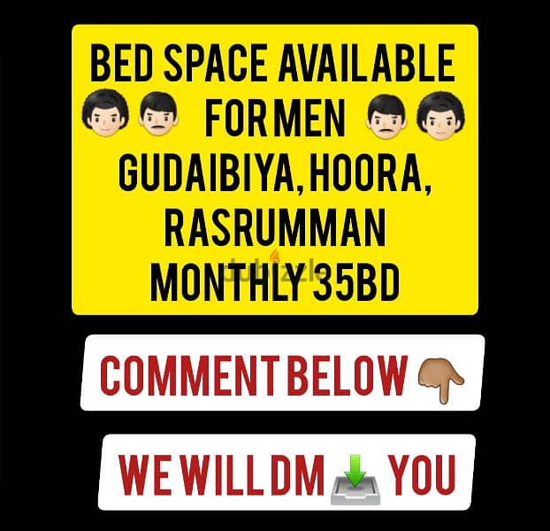 Bed Space Available for Men 0