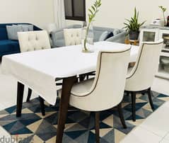 Home Center Table & Luxury Italian  Chairs 0