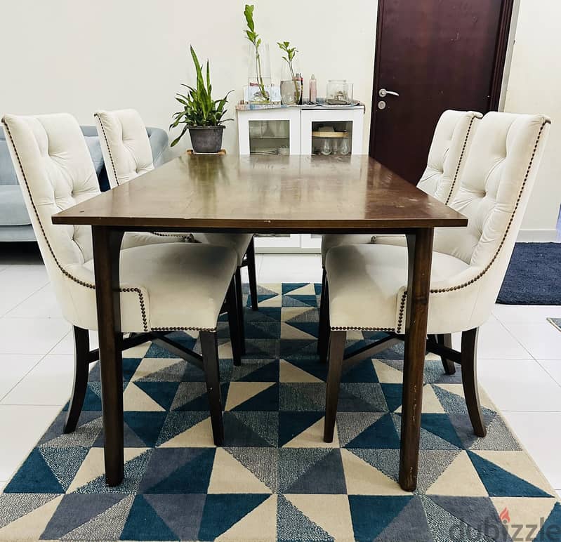 Home Center Table & Luxury Italian  Chairs 8