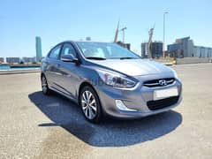 HYUNDAI ACCENT FULL OPTION MODEL 2017 WELL MAINTAINED CAR FOR SALE 0