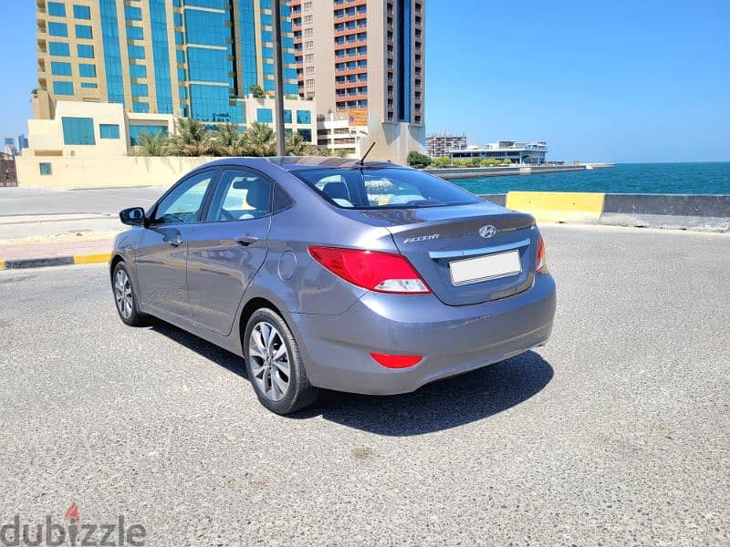 HYUNDAI ACCENT FULL OPTION MODEL 2017 WELL MAINTAINED CAR FOR SALE 3