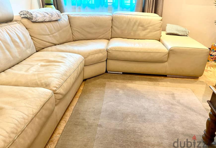 Italian Leather Sofa 5