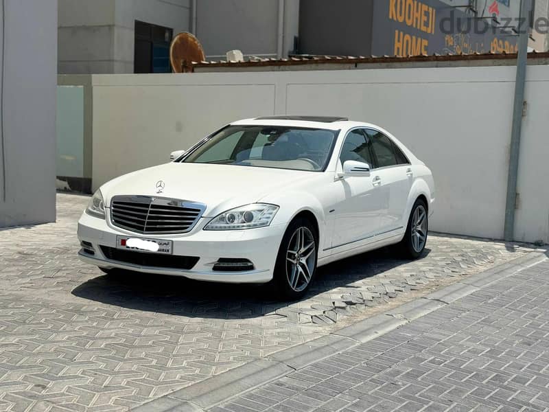 Mercedes-Benz S350 2012 white 1