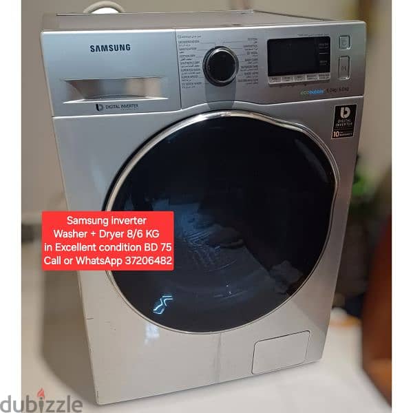 Samsung Front load washing machine and other items for sale 0