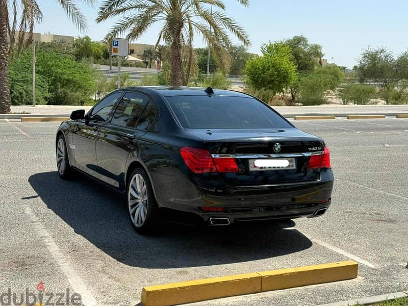 BMW 740 Li 2010 black 5