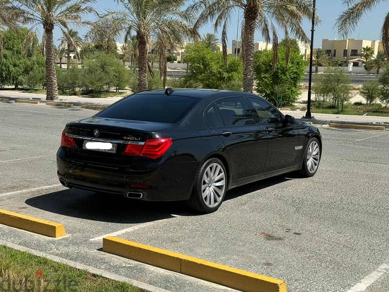 BMW 740 Li 2010 black 6