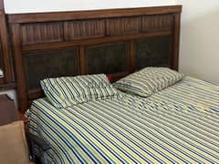 king size bed and mattress  40 bd