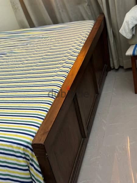 king size bed and mattress  40 bd 1