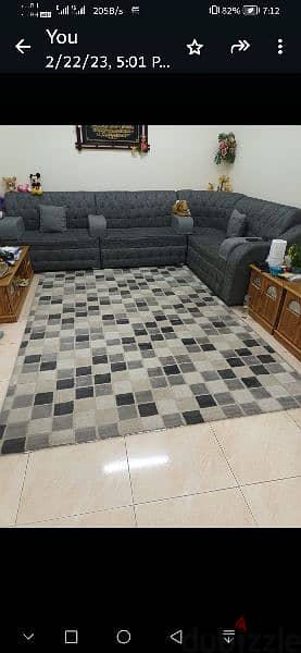 7 seeter sofa set medicated neat and clean good condition for sale 1