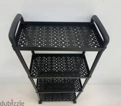 Versatile 5-Tier Rolling Storage Cart with Wheels . .