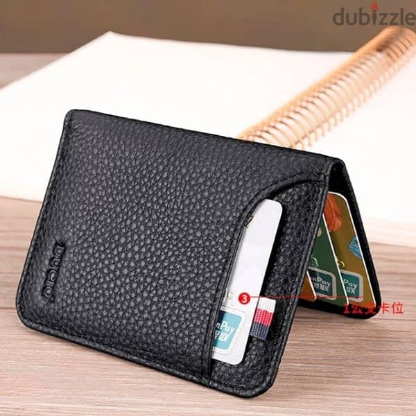 slim mini leather wallet 2