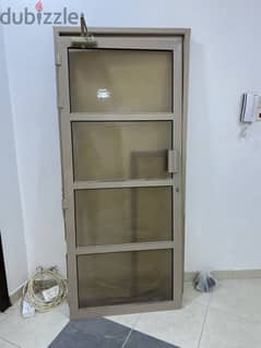 used aluminum door 208x90