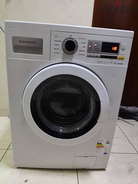 DAEWOO washing machine 9kg 1