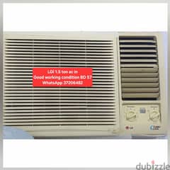 LG 1.5 ton window ac and other items for sale with Delivery