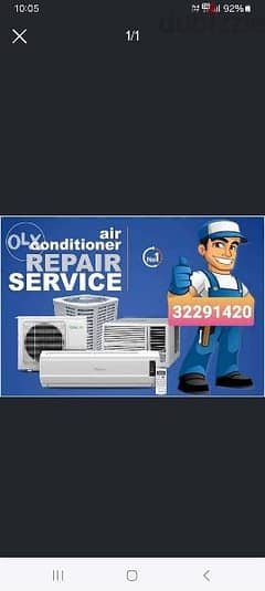 all type aircondition repair and service.