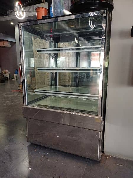 Glass refrigerator display showcase 4