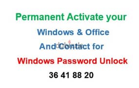 Windows, Office Activation Permanent