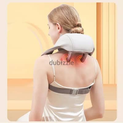 Neck and Shoulder Massager with Heat, Portable Massage Pillow,