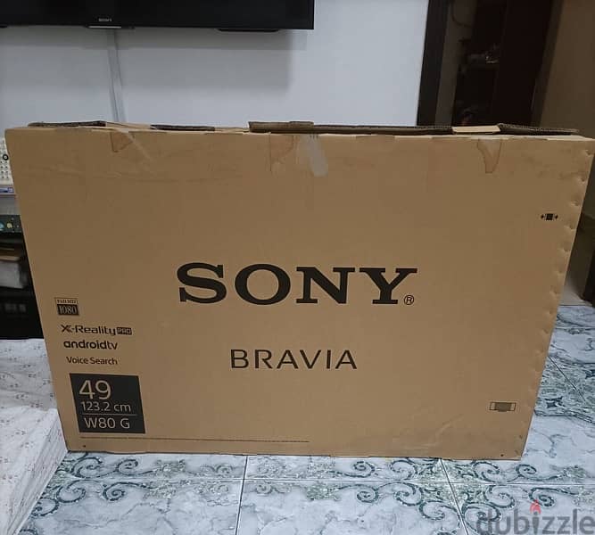 Cracked Screen Sony TV For Sale 3